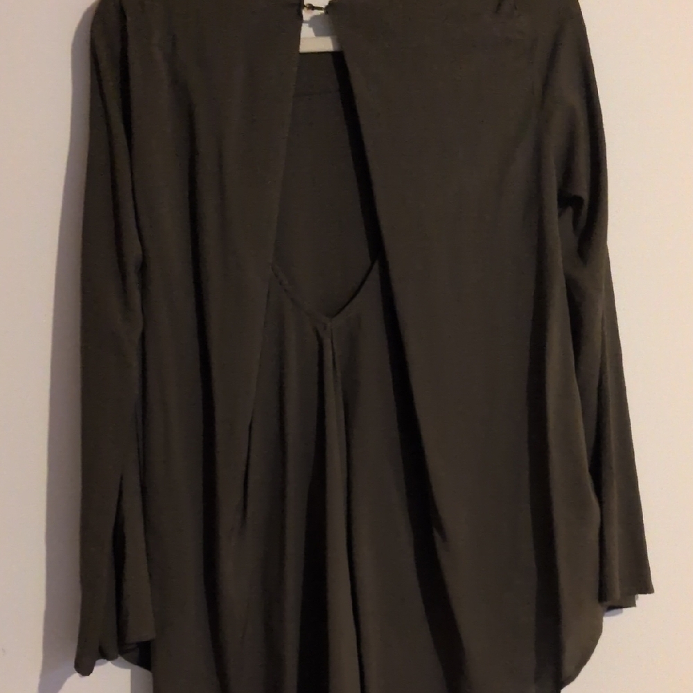 Very J Olive Tunic Top - Picture 3 of 5
